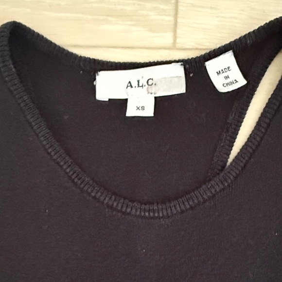 A.L.C. Elegant Black Sleeveless Midi Dress - Picture 3 of 8